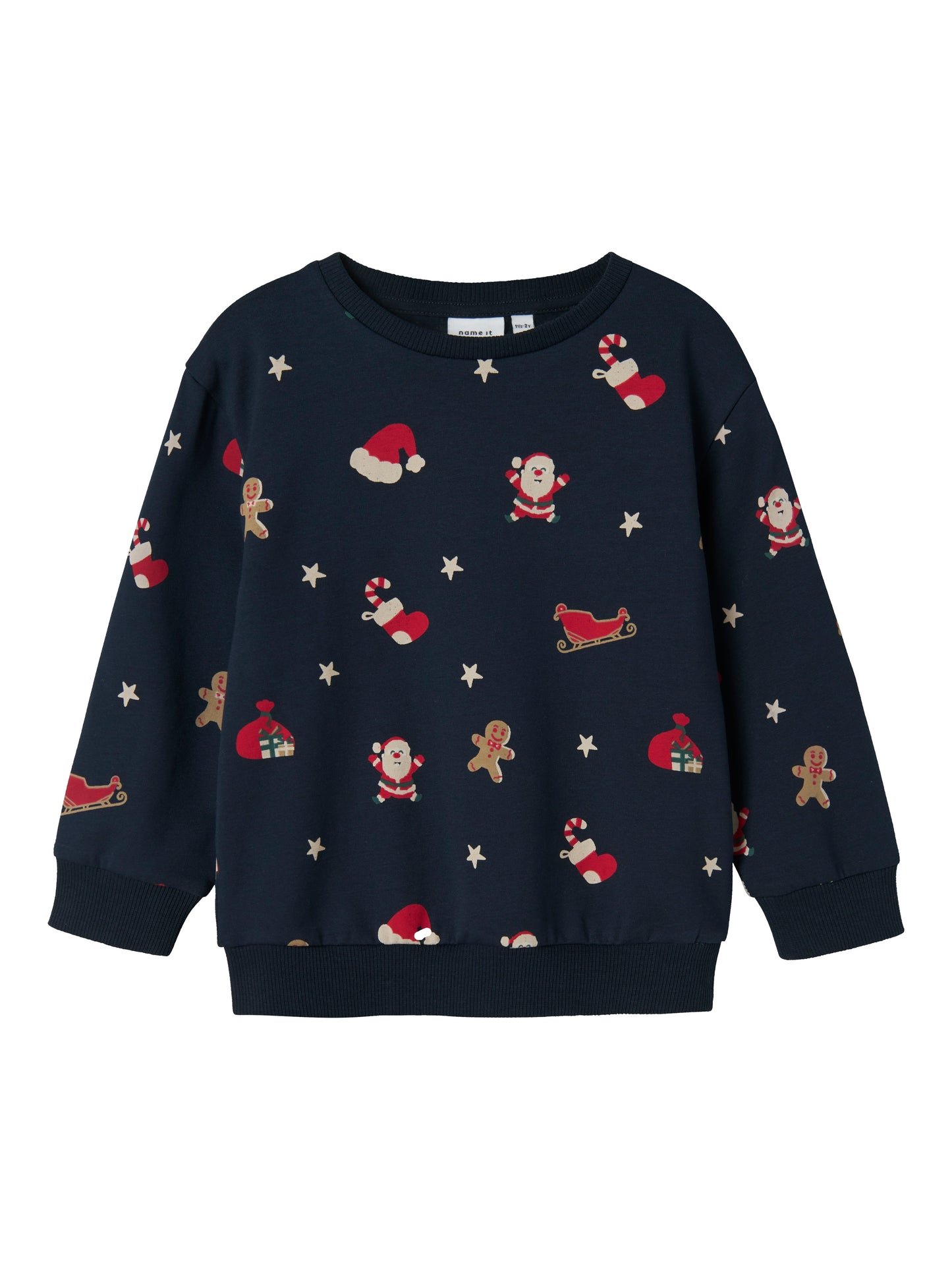 Name it Sweatshirt Weihnachten aus Bio-Baumwolle
