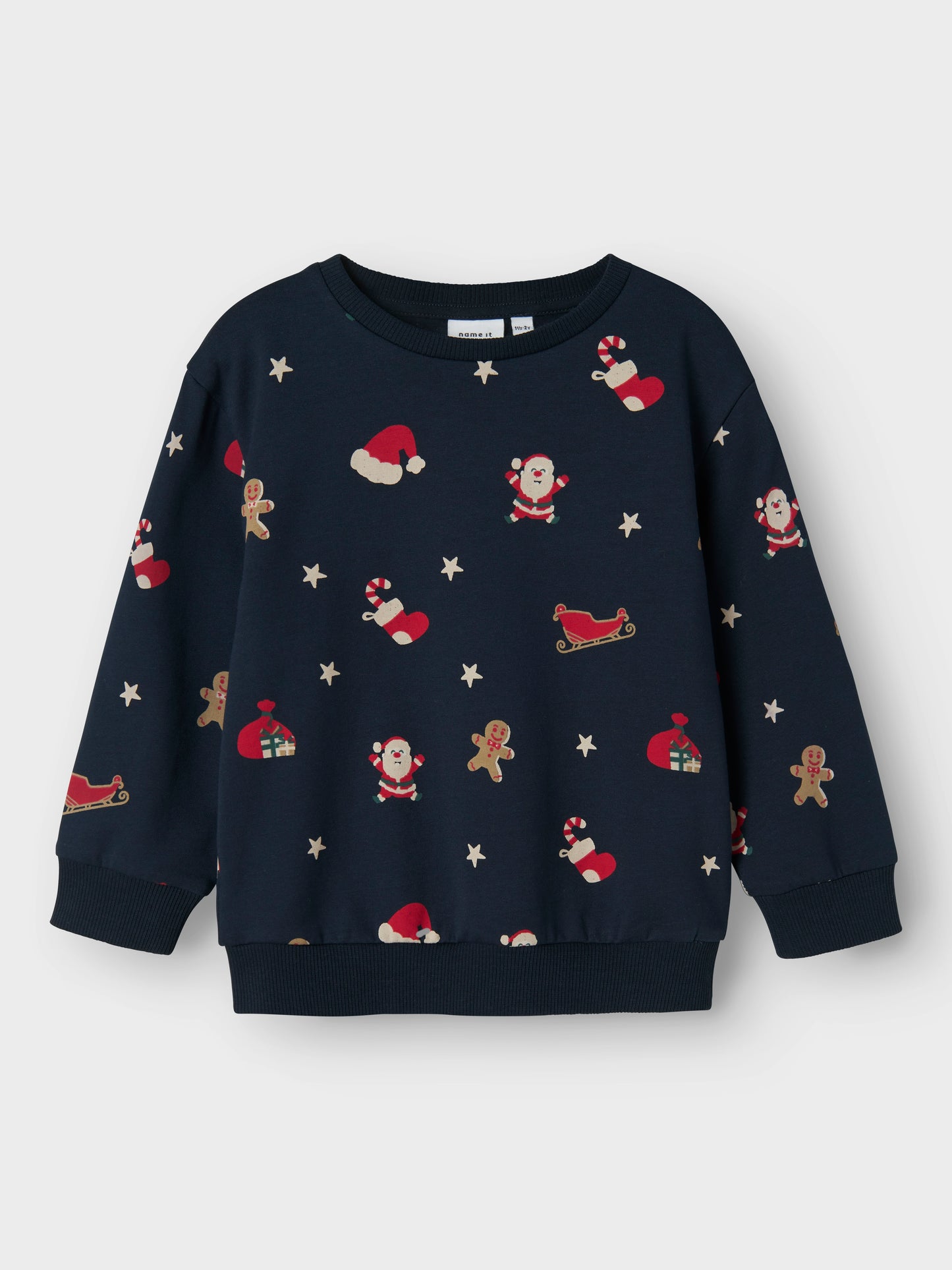 Name it Sweatshirt Weihnachten aus Bio-Baumwolle