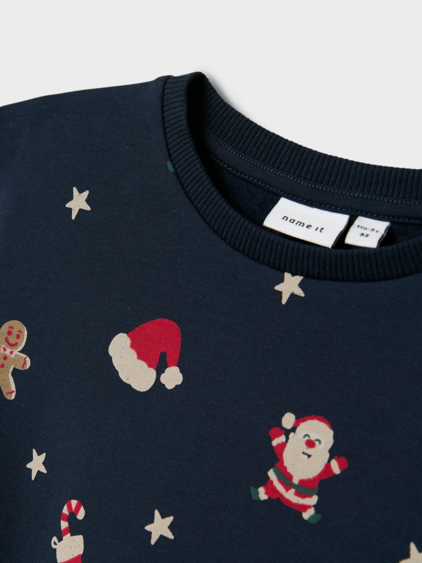 Name it Sweatshirt Weihnachten aus Bio-Baumwolle