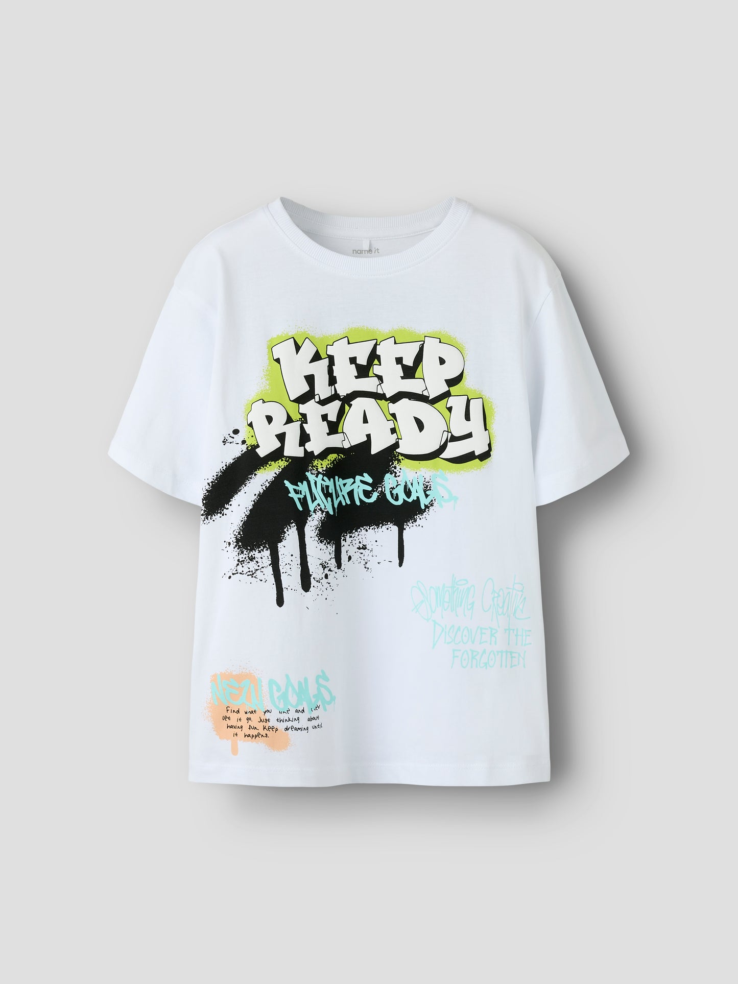 Name it T-Shirt mit Brustprint aus Bio-Baumwolle