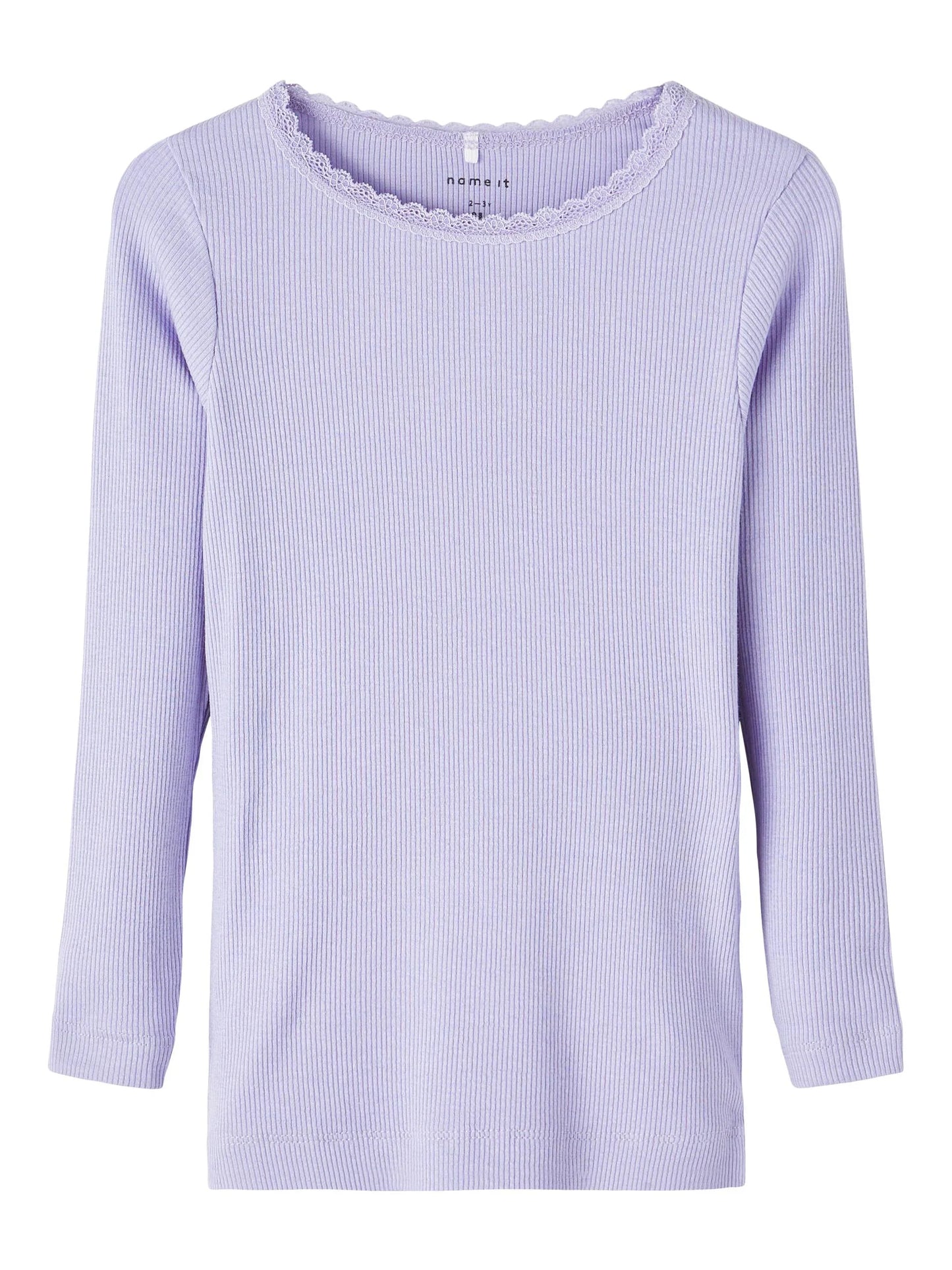 Name it Langarmshirt gerippt