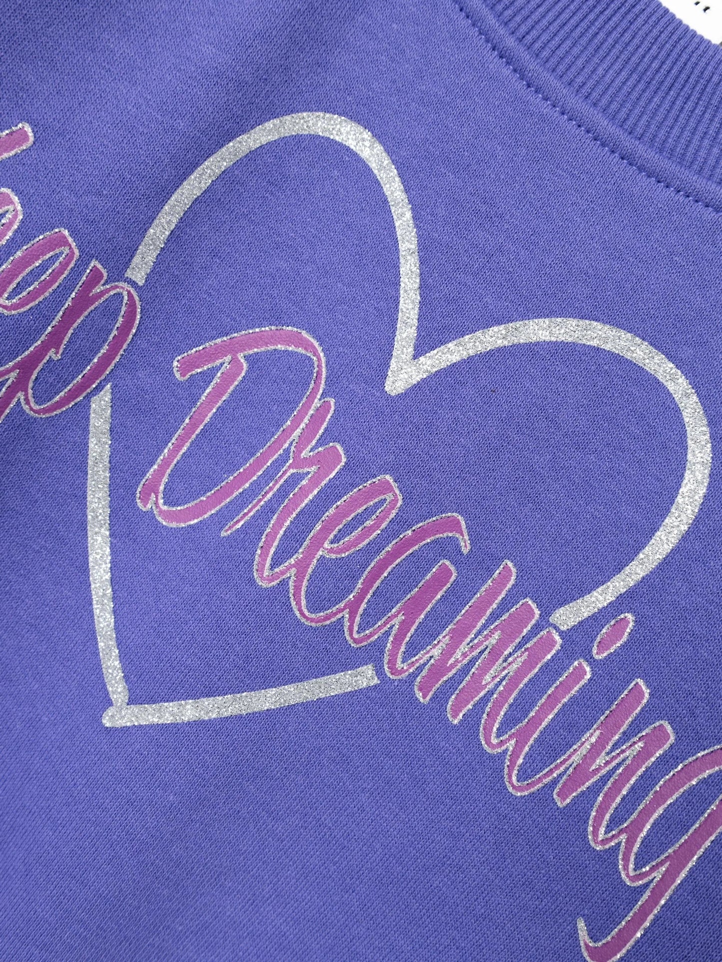 Name it Sweatshirt mit Glitzerherz