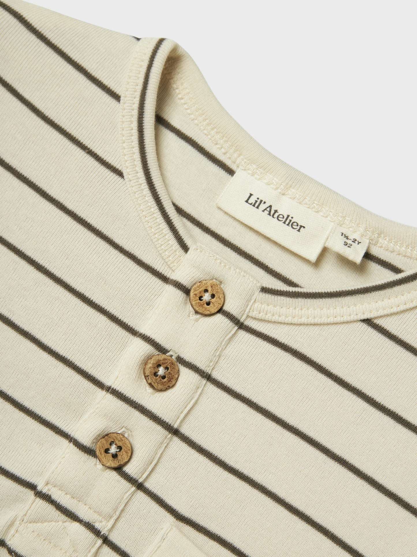 Lil'Atelier Langarmshirt gestreift aus Bio-Baumwolle