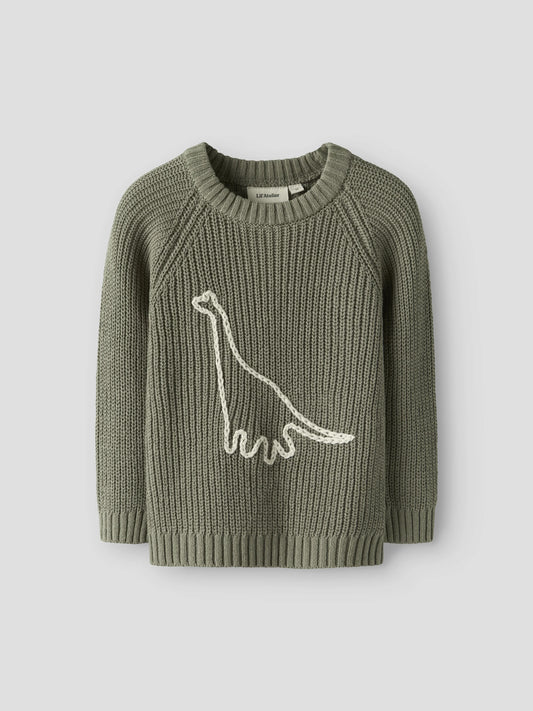 Lil'Atelier Strickpullover mit Dino