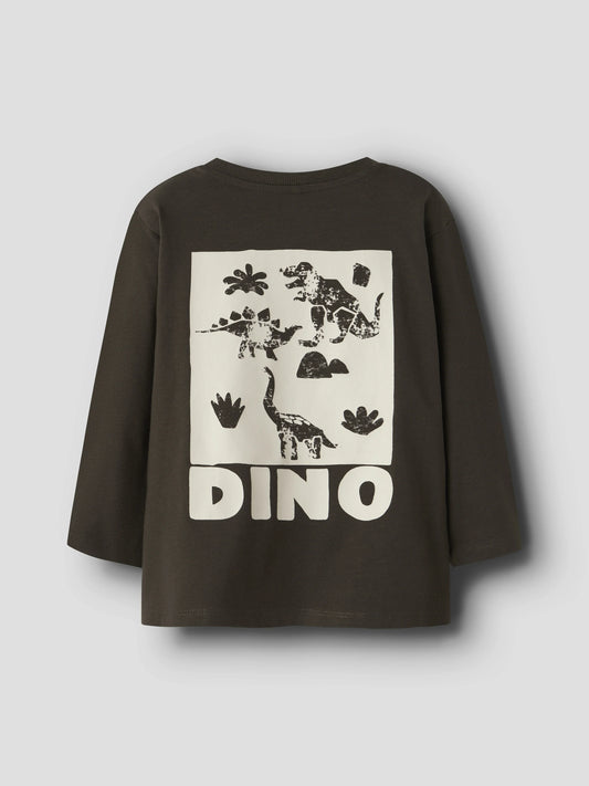 Name it Langarmshirt mit Dino-Rückenprint