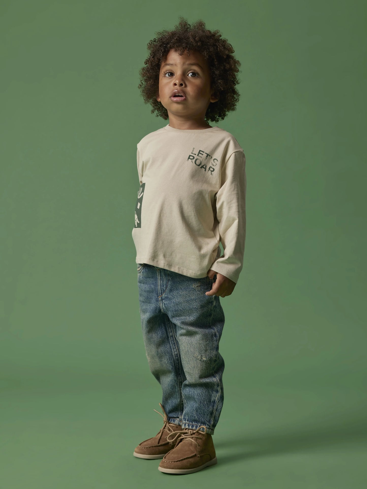 Name it Langarmshirt mit Dino-Rückenprint