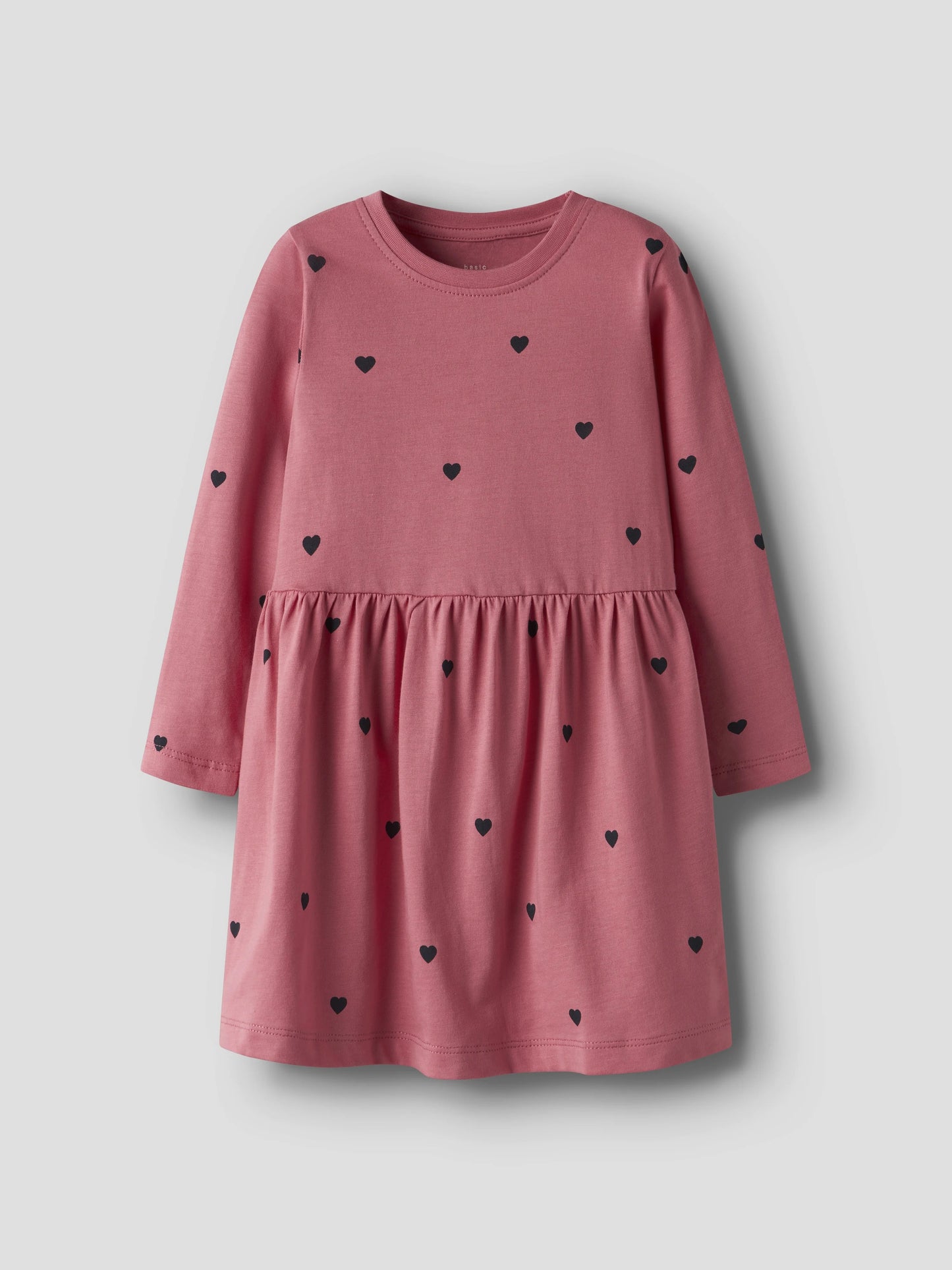 name it Kleid Langarm mit Herzchen