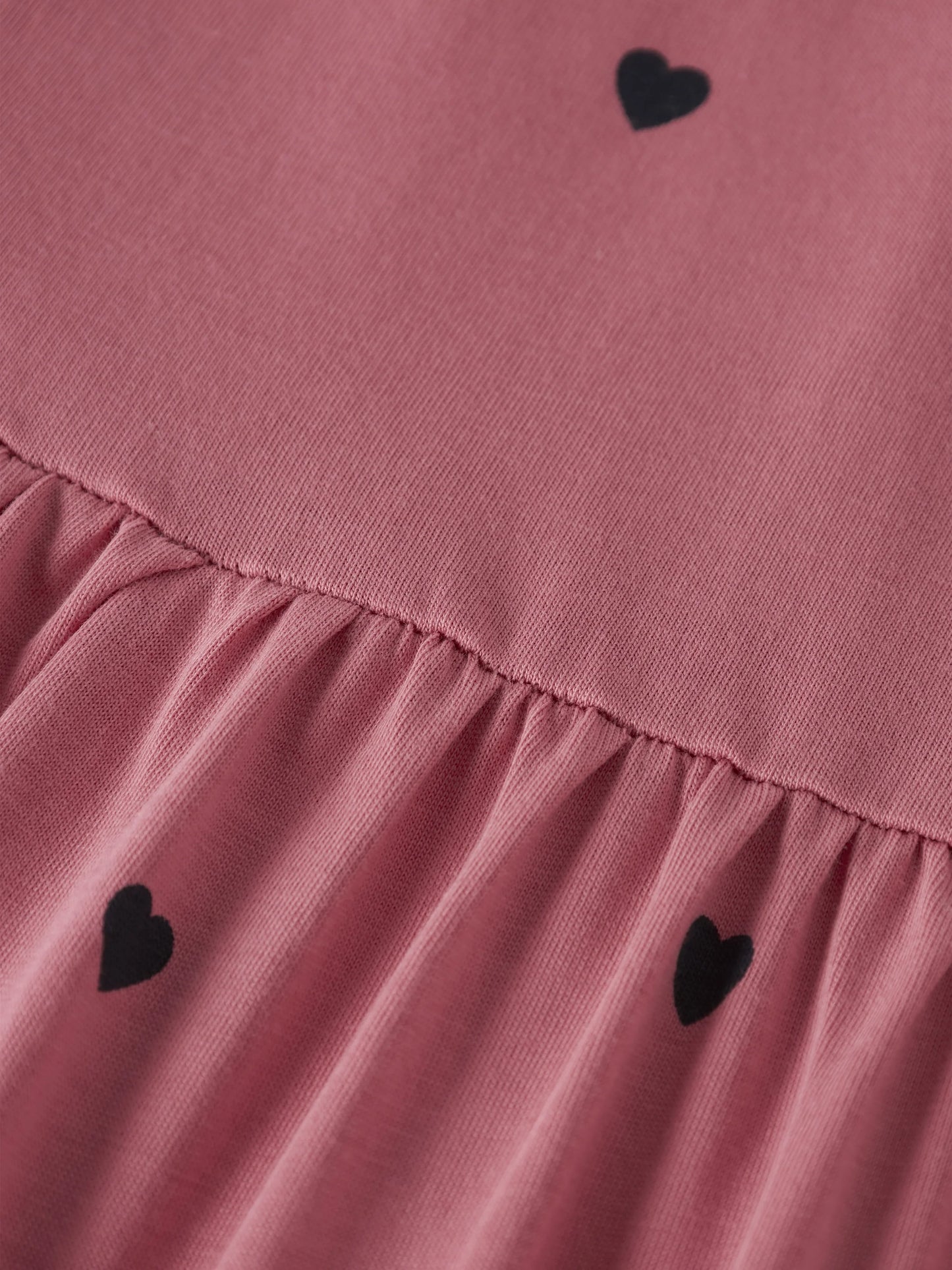 name it Kleid Langarm mit Herzchen
