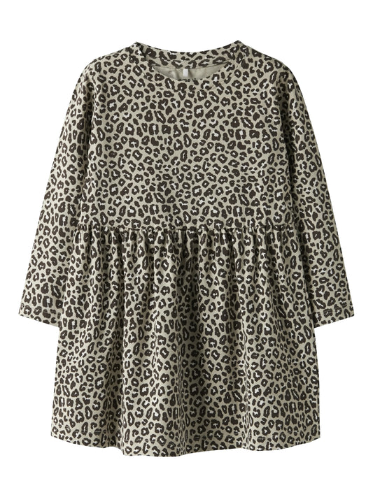 Name it Kleid mit Leoprint aus Bio-Baumwolle
