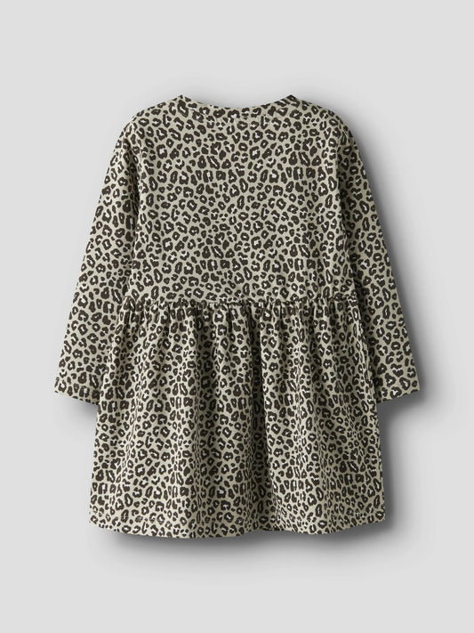 Name it Kleid mit Leoprint aus Bio-Baumwolle