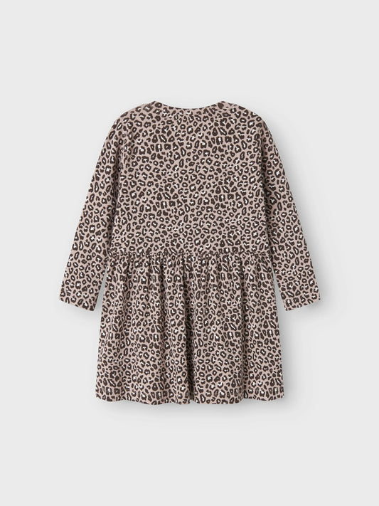 Name it Kleid mit Leoprint aus Bio-Baumwolle