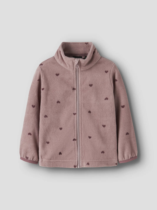 Name it Fleecejacke mit Herzchen