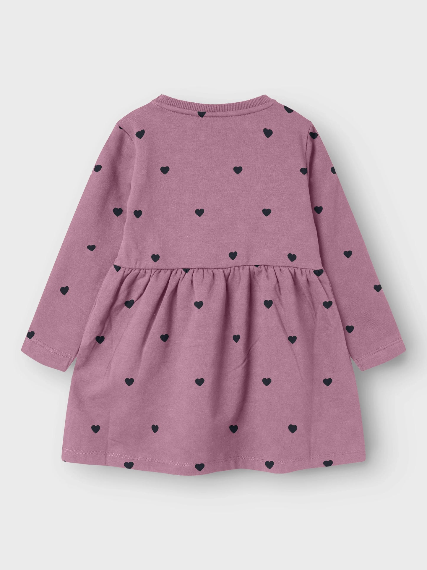 Name it Sweatkleid mit kleinen Herzchen