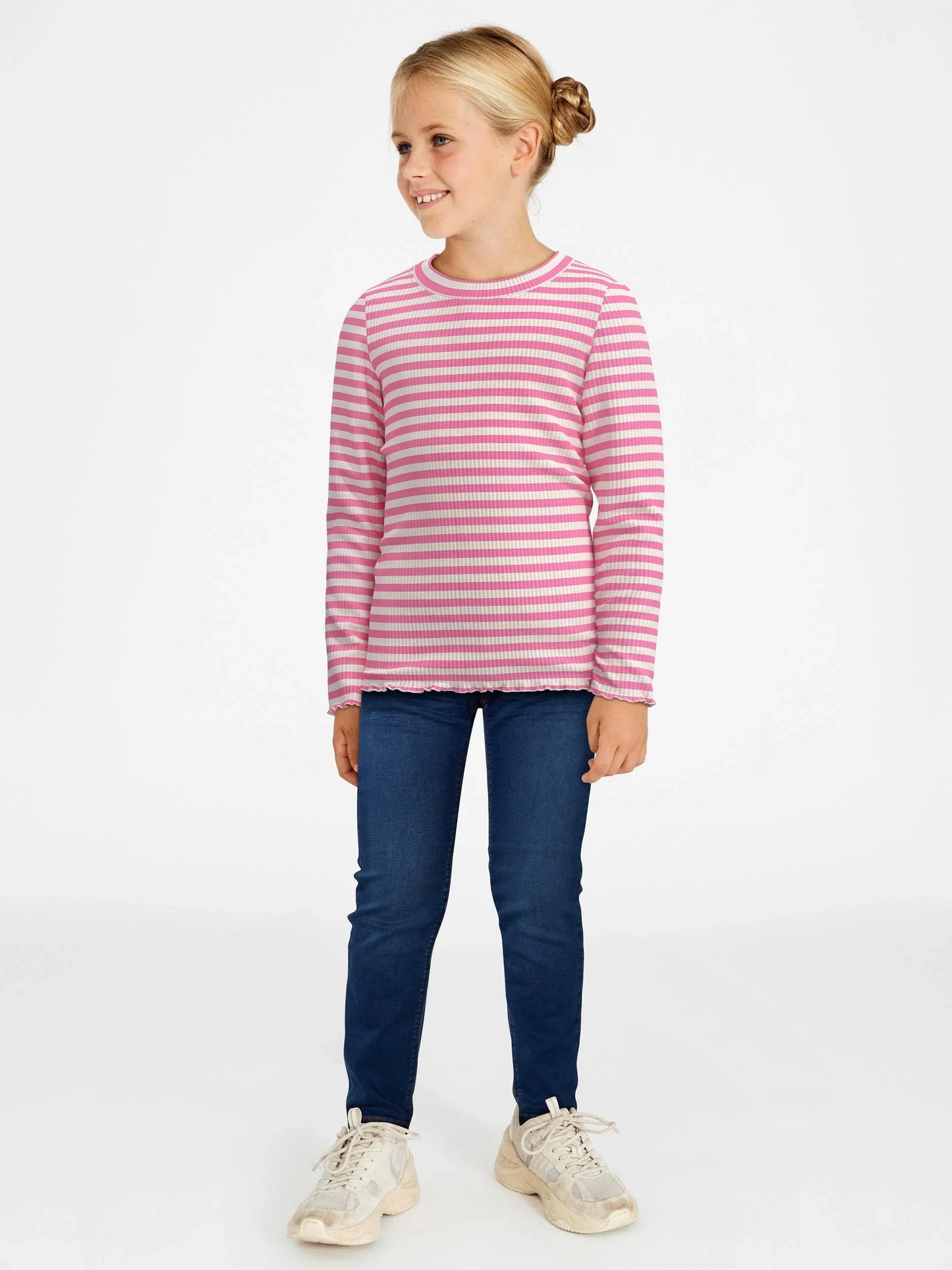 Name it Geringeltes Langarmshirt gerippt