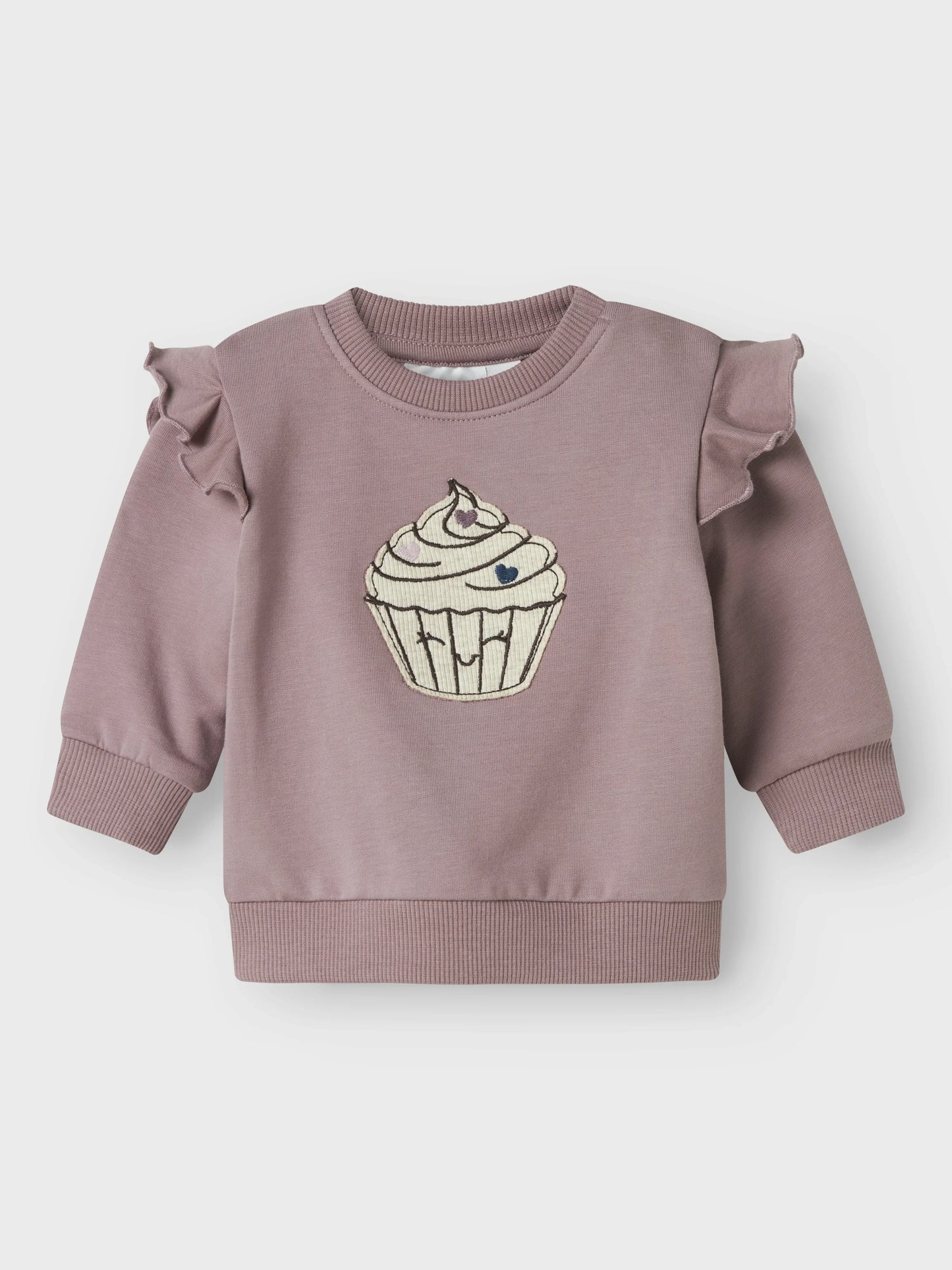 Name it Sweatshirt mit Cupcake-Applikation