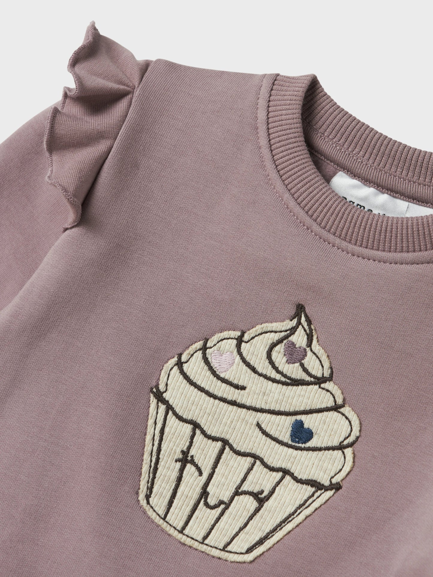 Name it Sweatshirt mit Cupcake-Applikation