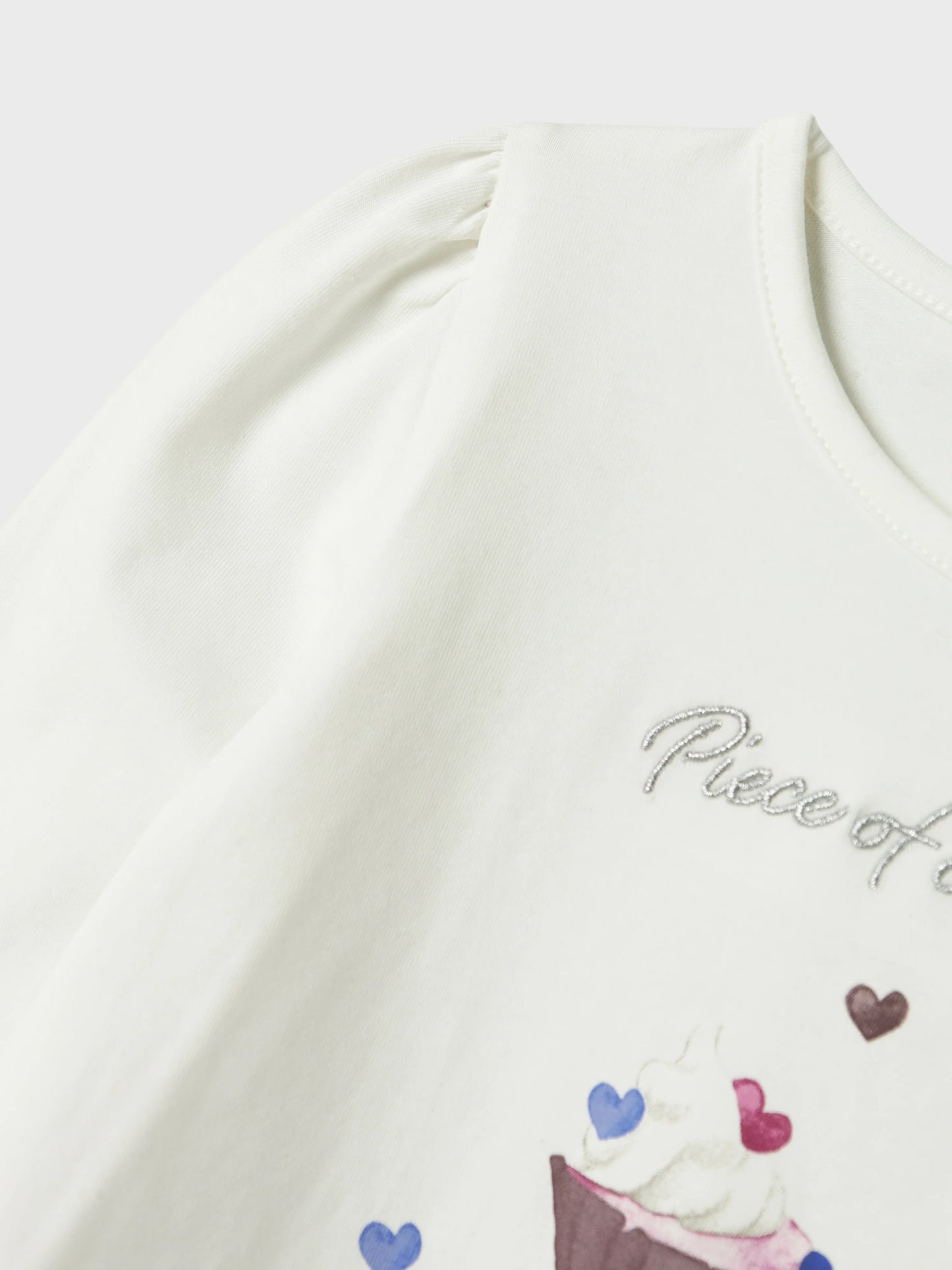 Name it Langarmshirt mit Cupcake-Print