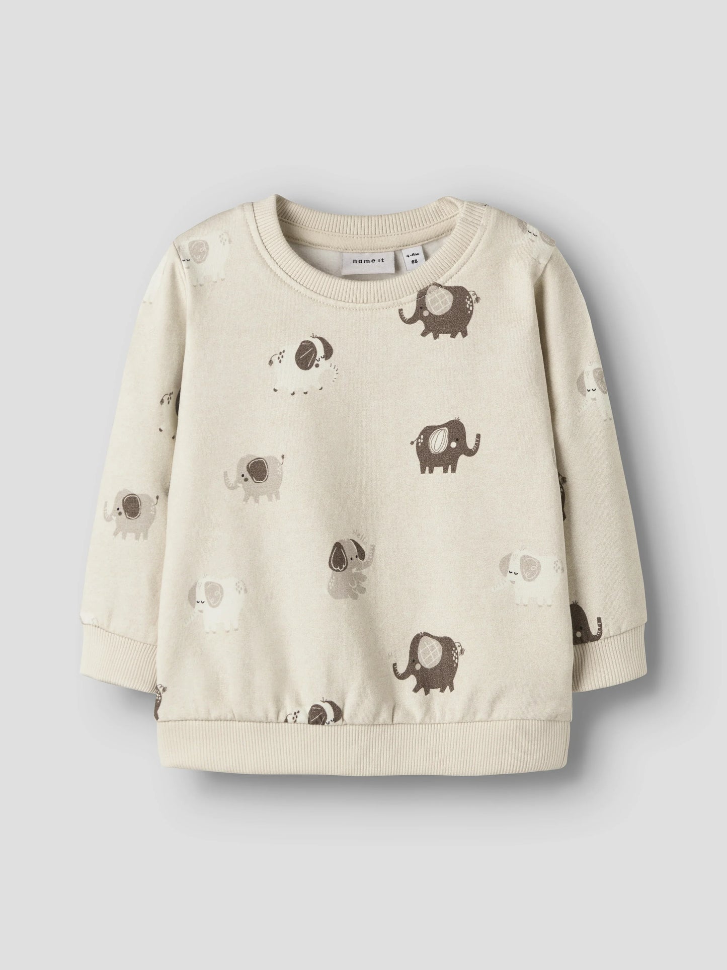 Name it  Sweatshirt mit Elefantenprint aus Bio-Baumwolle