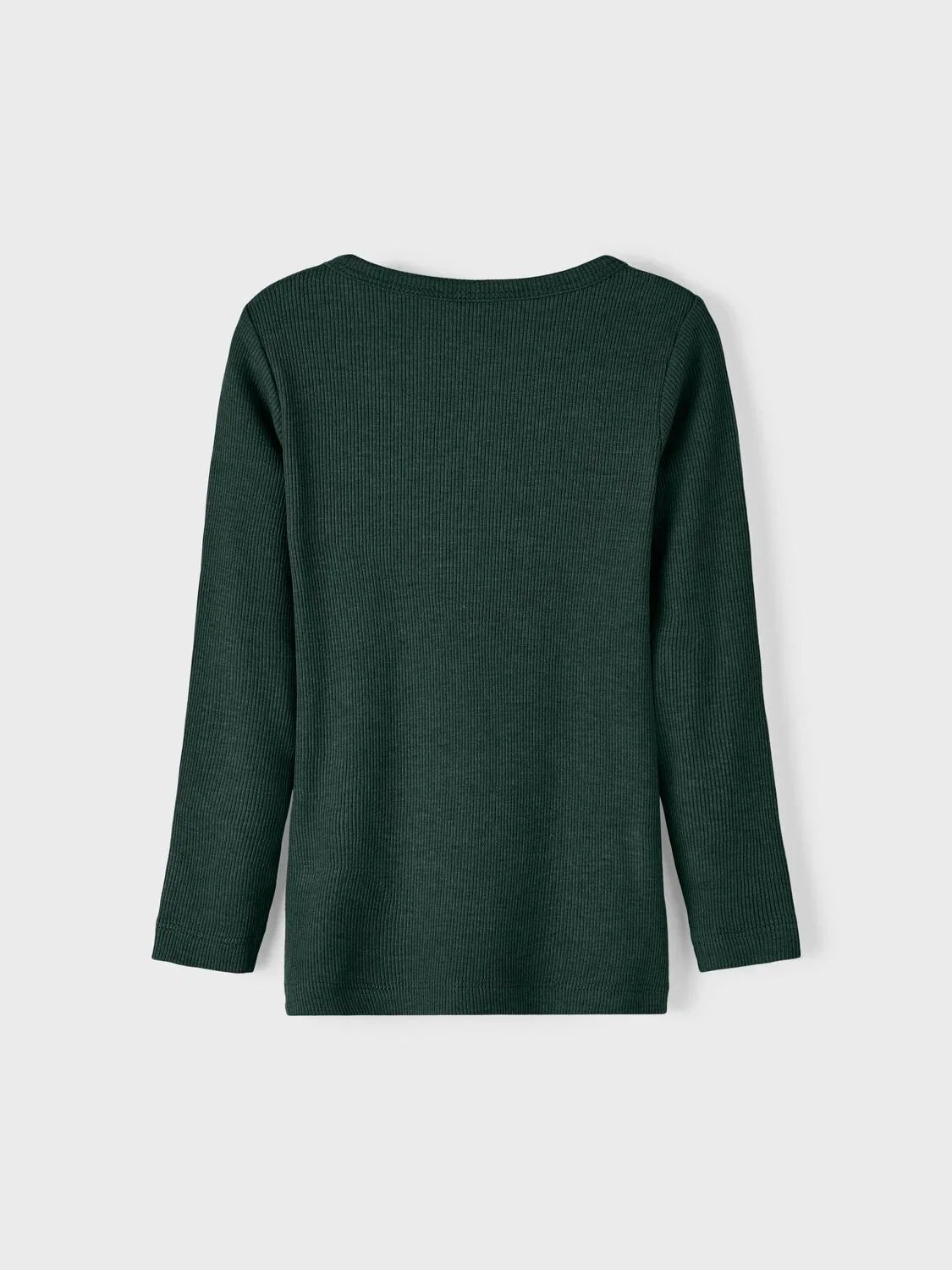 Name it Geripptes Langarmshirt mit Knöpfen