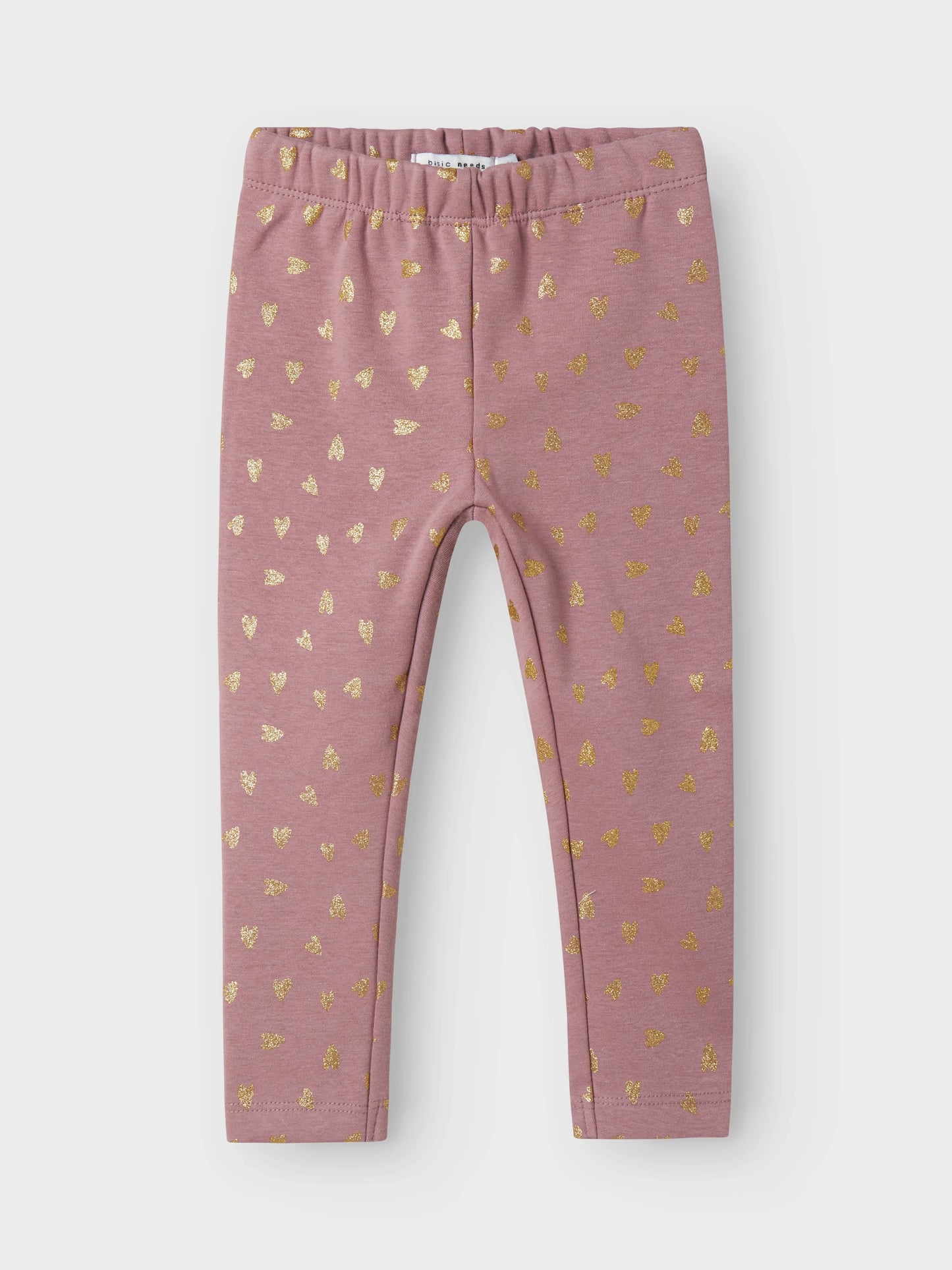 Name it Sweatleggings mit Glitzerherzen