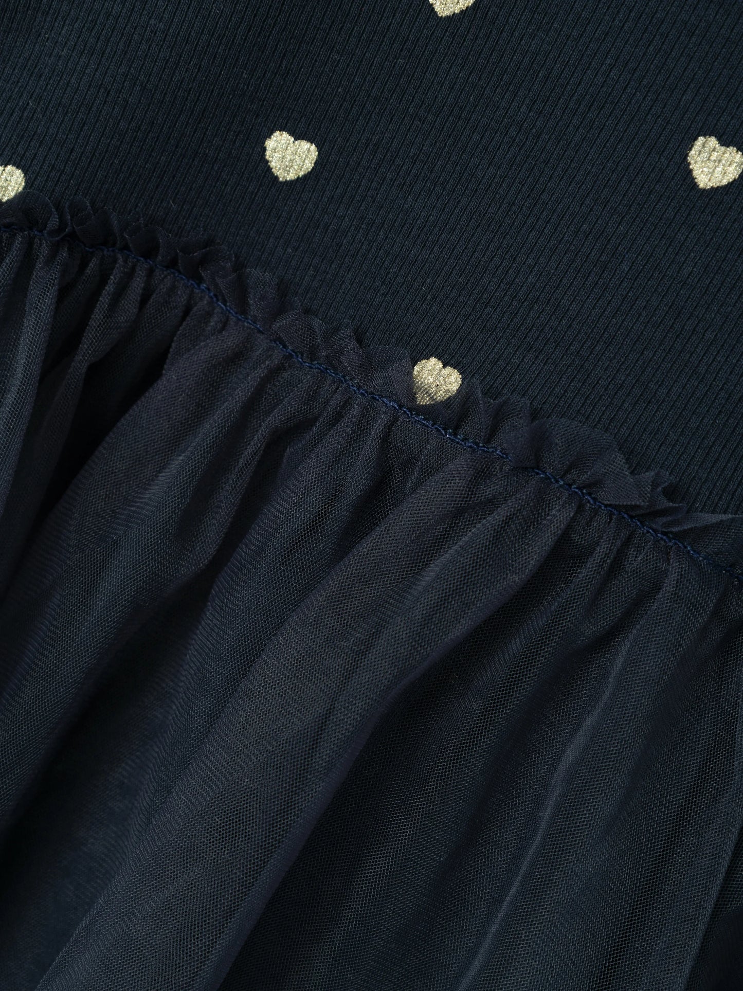 Name it Kleid mit Glitzerprint und Tüllrock