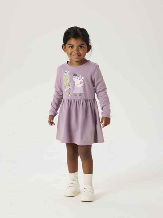 Name it Kleid Langarm Peppa Wutz