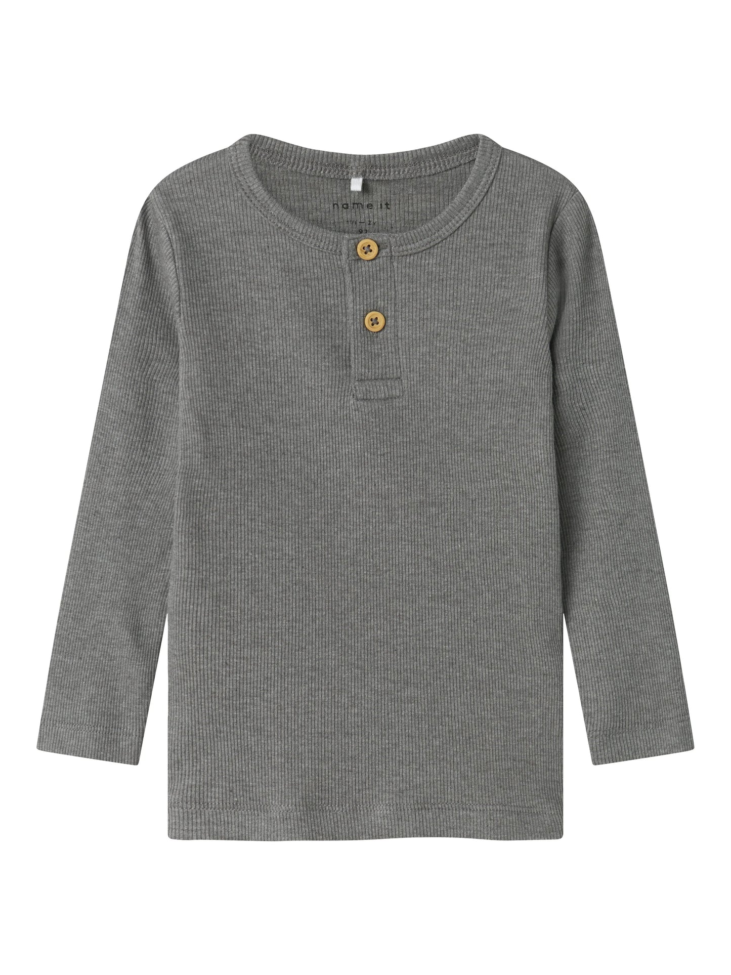 Name it Langarmshirt Basic gerippt