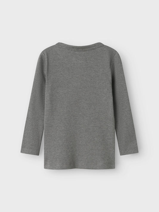Name it Langarmshirt Basic gerippt