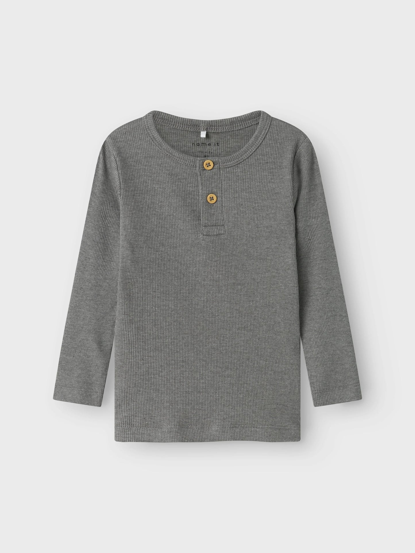 Name it Langarmshirt Basic gerippt