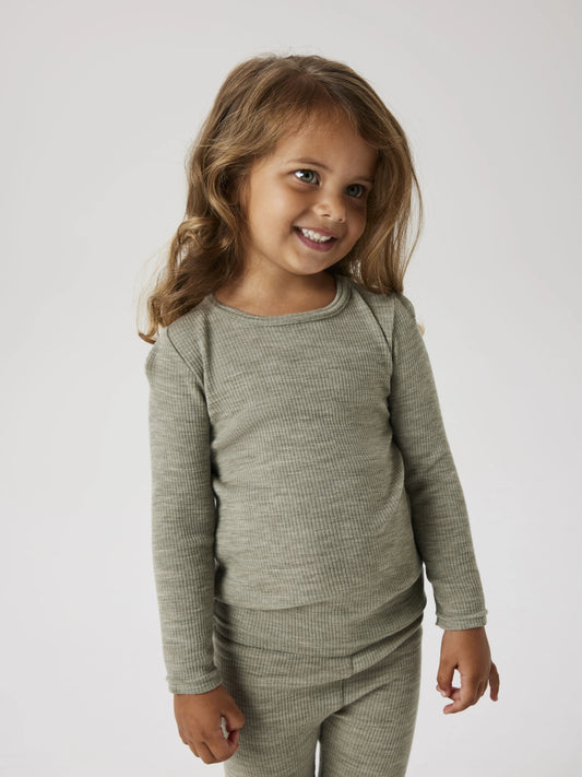 Name it Langarmshirt aus Wolle