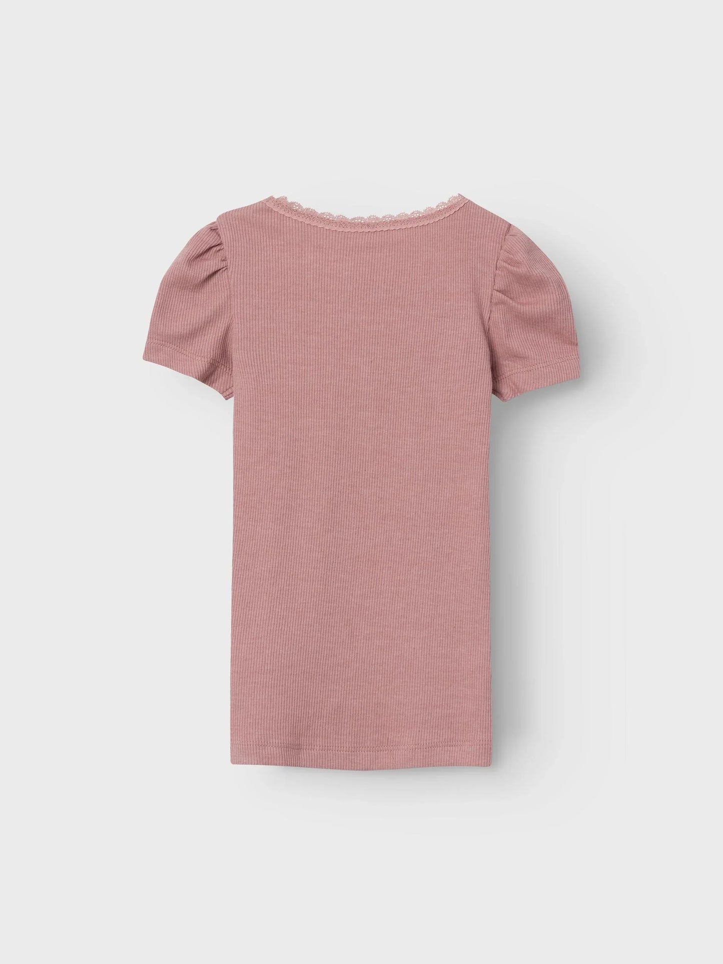 Name it T-Shirt mit Spitze aus Bio-Baumwolle und Modal