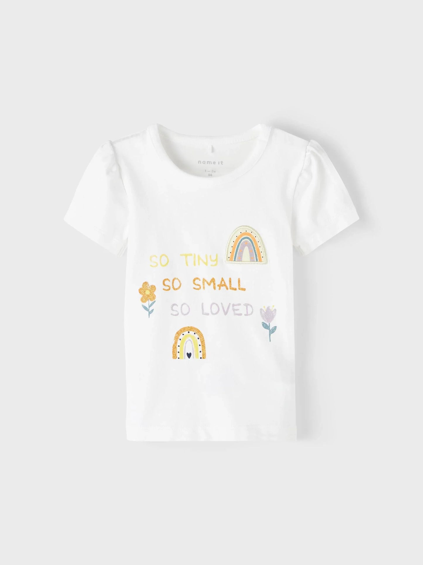 Name it T-Shirt mit Regenbogen aus Bio-Baumwolle