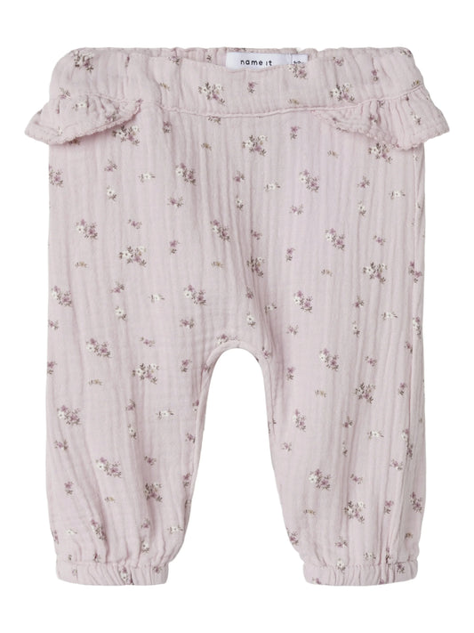 Name it Hose aus Musselin mit Blümchenprint