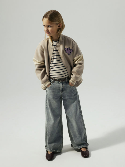 Name T-Shirt gestreift Regular Fit