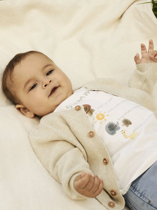 Name it Strickjacke aus Bio-Baumwolle