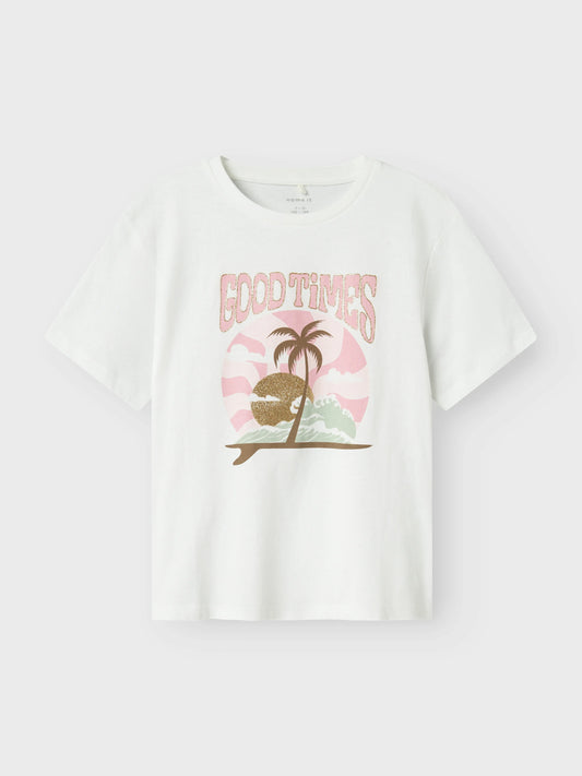 Name it T-Shirt Regular Fit mit Glitzerdetail