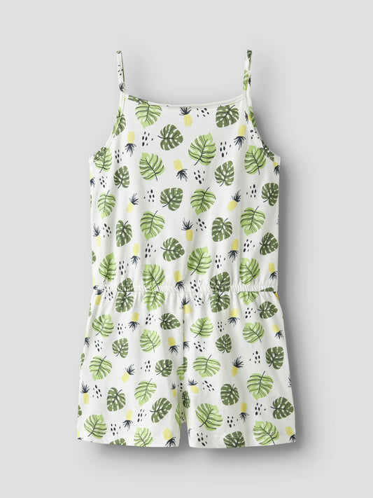 Name it Playsuit mit Blätterprint