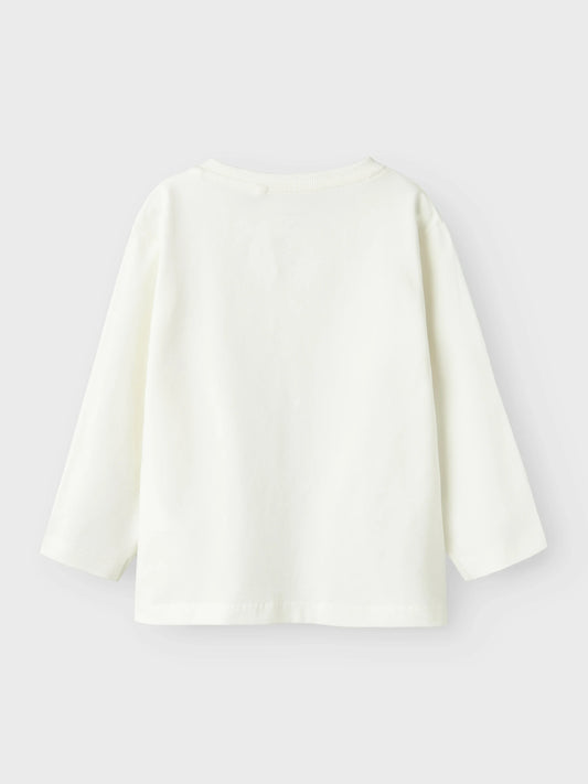 Name it Langarmshirt mit Dino und Kängurutasche aus Bio-Baumwolle