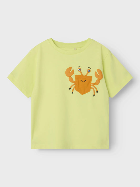 Name it T-Shirt mit Krebstasche aus Bio-Baumwolle
