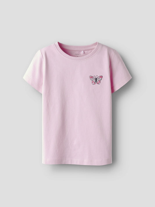 Name it T-Shirt mit kleinem Schmetterling