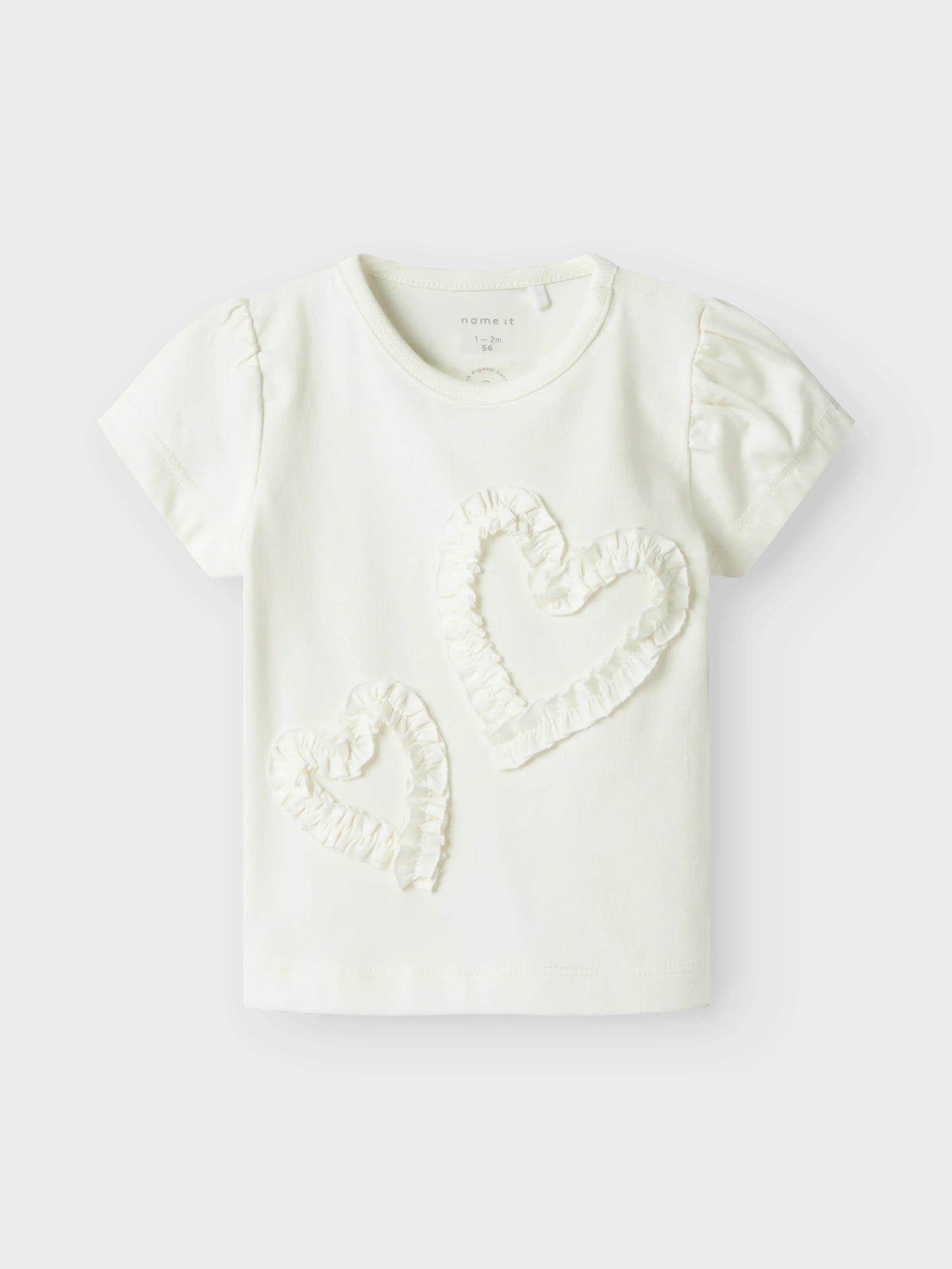 Name it T-Shirt mit Herzen aus Bio-Baumwolle