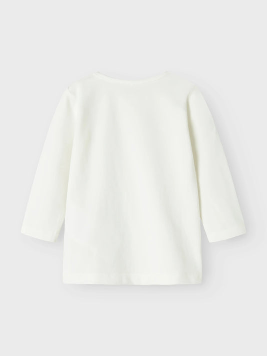 Name it Langarmshirt mit 3D-Detail aus Bio-Baumwolle