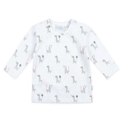 Feetje Langarmshirt AOP - Giraffe