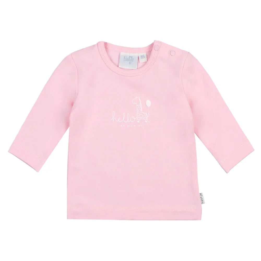 Feetje Langarmshirt Hello Sunshine Giraffe