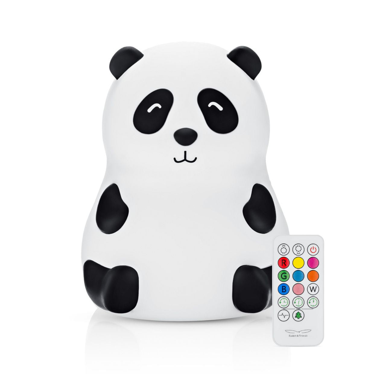 Rabbit & Friends Panda Nachtlampe mit Fernbedienung