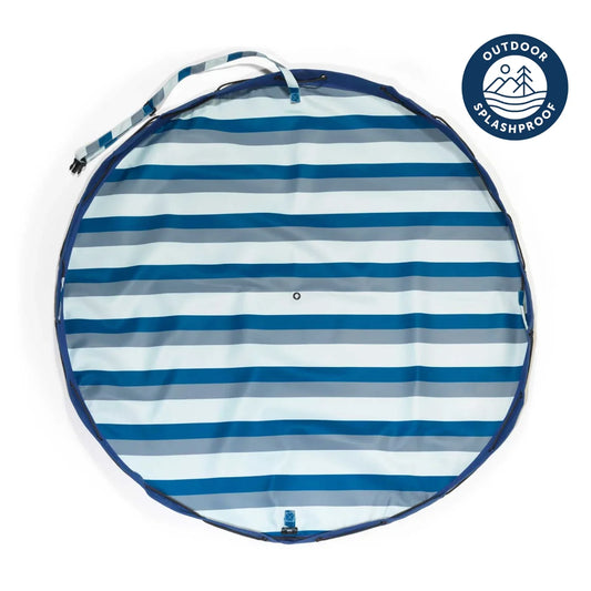 Play & Go Spielzeugsack für draußen Outdoor - Stripes Green