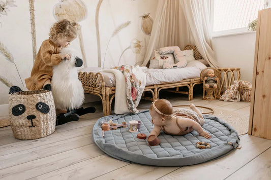 Play & Go Spielzeugsack Organic Soft Collection - Dusty Blue