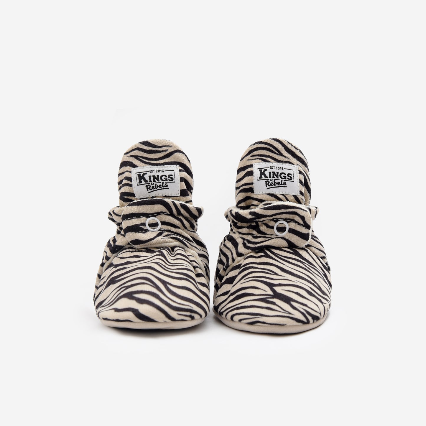 Kings & Rebels Booties Gamuza Gripper - Zebra - Limited Edition