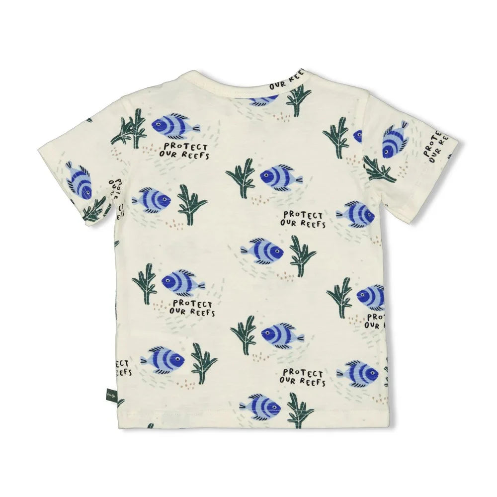 T-Shirt 'Protect our Reefs' von Feetje AOP