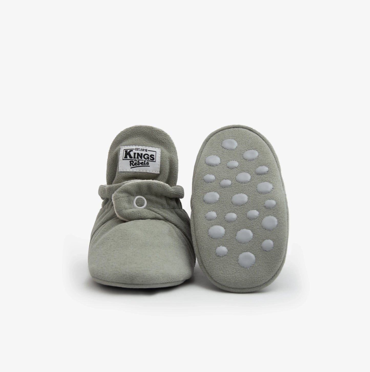 Kings & Rebels Booties Gamuza Gripper - Stone Grey